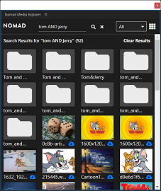 Nomad Media Explorer - Search