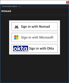 Nomad Media Explorer - SSO Integration