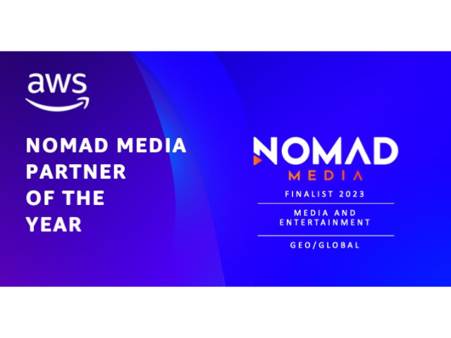 Press Release: Nomad Media Named AWS Partner of the Year Finalist